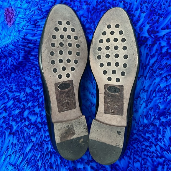 AGL Black Patent Leather Opera Shoes - Womens 43 / 12 - Picture 9 of 13